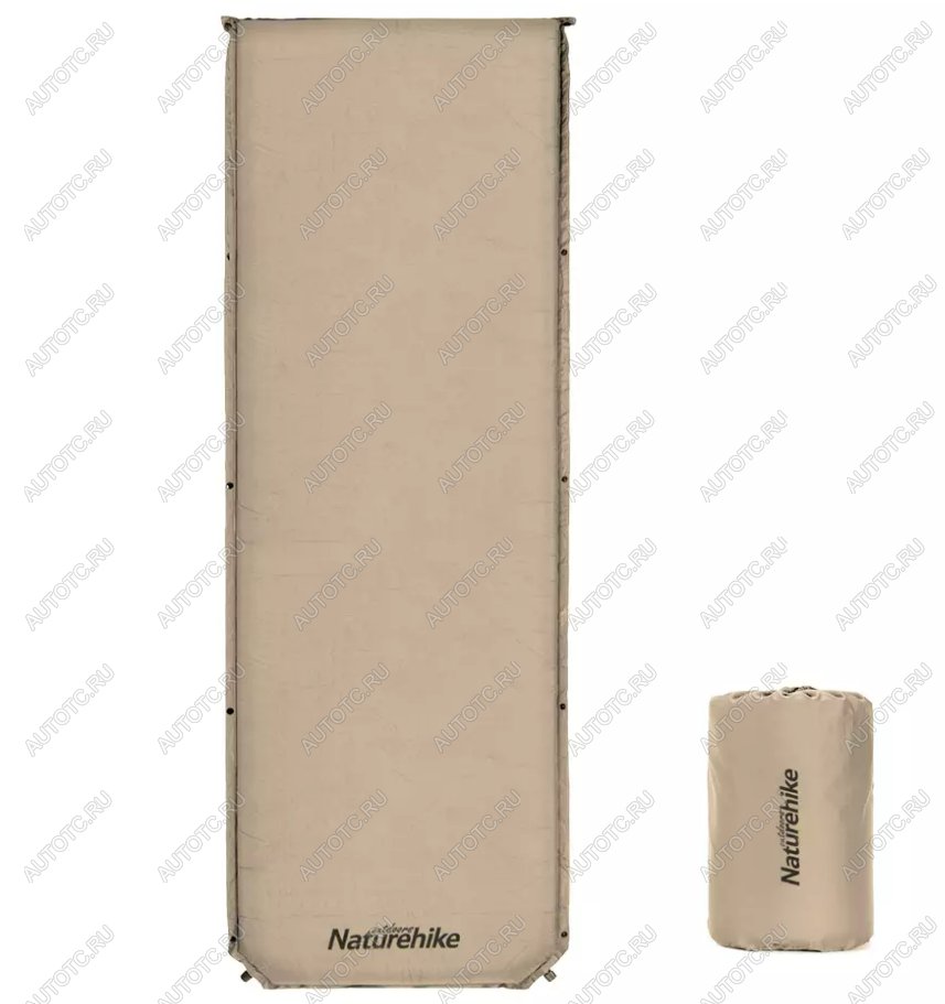 4 899 р. Коврик самонадувающийся Naturehike, 200х63х5 см, хаки Naturehike nh20dz003-kh  с доставкой в г. Майкоп