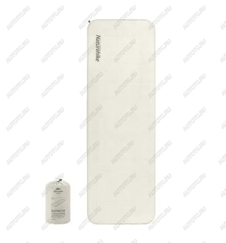 7 819 р. Коврик самонадувающийся Naturehike, 200x65x3 см, серый Naturehike nh21fcd10-g  с доставкой в г. Майкоп