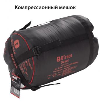 4 749 р. Мешок спальный BTrace Duvet (Левый, СерыйСиний), (ТК: 0C) BTrace s0569  с доставкой в г. Майкоп. Увеличить фотографию 7