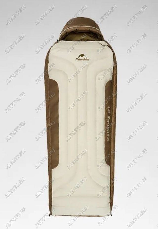 46 649 р. Мешок спальный Naturehike XR1500, 226х85 см, (правый) (ТК: -25C), бежево-коричневый Naturehike cnh22sd007-xr1500red  с доставкой в г. Майкоп