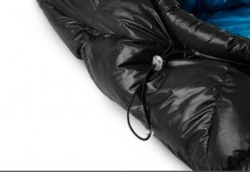 12 649 р. Мешок спальный Naturehike Ultralight CWZ400 M, 210х85 см, (правый) (ТК: +7C), черный Naturehike nh19w400-z-blm  с доставкой в г. Майкоп. Увеличить фотографию 7
