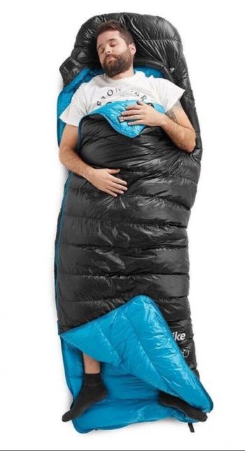 12 649 р. Мешок спальный Naturehike Ultralight CWZ400 M, 210х85 см, (правый) (ТК: +7C), черный Naturehike nh19w400-z-blm  с доставкой в г. Майкоп. Увеличить фотографию 3