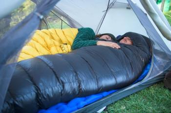 13 119 р. Мешок спальный Naturehike Ultralight CWZ400 L, 220х85 см, (правый) (ТК: +7C), желтый Naturehike nh19w400-z-yel  с доставкой в г. Майкоп. Увеличить фотографию 3