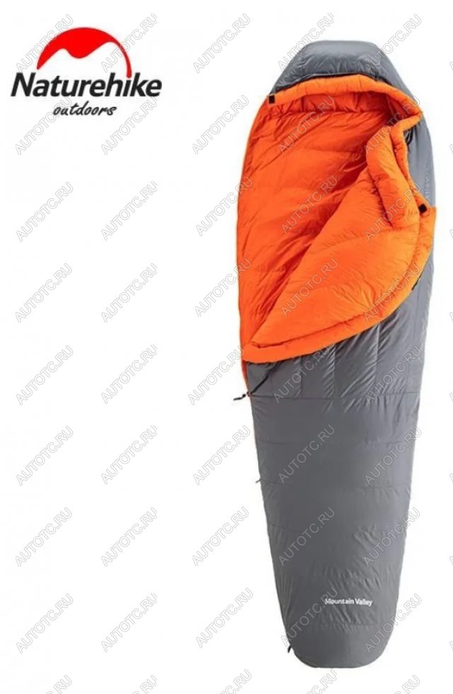 48 429 р. Мешок спальный Naturehike 2019 ULG, 210х80 см, (правый) (ТК: -15C), серый Naturehike nh19yd001-cha1000g  с доставкой в г. Майкоп