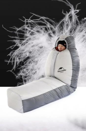 65 569 р. Мешок спальный Naturehike Arctic-17, 200х75 см, (ТК: -17C), серебристый Naturehike nh19yd005-sil1000g  с доставкой в г. Майкоп. Увеличить фотографию 4