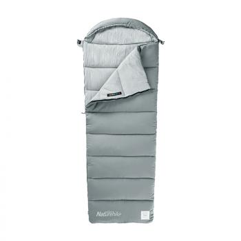 4 859 р. Мешок спальный Naturehike Envelope M300, (190+30)х80 см, (правый) (ТК: +6C), серый Naturehike nh20msd02-gm300  с доставкой в г. Майкоп. Увеличить фотографию 1