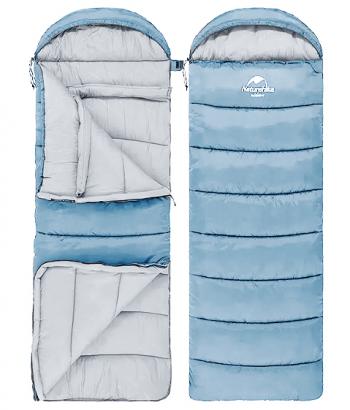 3 609 р. Мешок спальный Naturehike U250, (190х30)х75 см, (левый) (ТК: +6C), голубой Naturehike nh20msd07-blu250-l  с доставкой в г. Майкоп. Увеличить фотографию 5