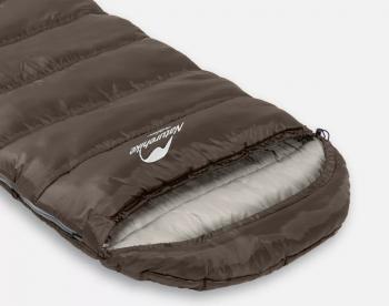 4 009 р. Мешок спальный Naturehike U250, (190х30)х75 см, (левый) (ТК: +6C), коричневый Naturehike nh20msd07-gre250-l  с доставкой в г. Майкоп. Увеличить фотографию 5