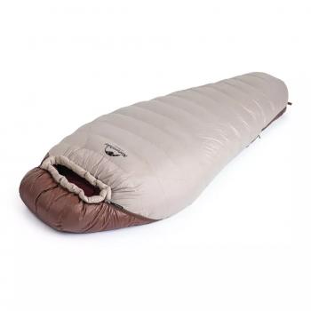 14 949 р. Мешок спальный Naturehike SnowBird, 190х75 см, M (510G), (правый) (ТК: +2C), серыйкоричневый Naturehike nh20yd001-sbr510  с доставкой в г. Майкоп. Увеличить фотографию 3