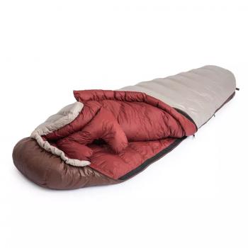 14 949 р. Мешок спальный Naturehike SnowBird, 190х75 см, M (510G), (правый) (ТК: +2C), серыйкоричневый Naturehike nh20yd001-sbr510  с доставкой в г. Майкоп. Увеличить фотографию 2