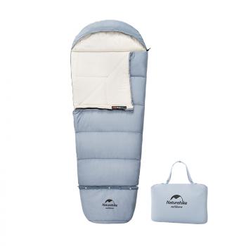 6 339 р. Мешок спальный Naturehike Compact C180, 190х75 см, (правый) (ТК: +12C), Синий Naturehike nh21msd01-c180bl  с доставкой в г. Майкоп. Увеличить фотографию 1