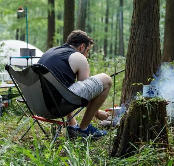 4 089 р. Кресло туристическое Naturehike YL05 складное, серое, до 150 кг Naturehike nh18y050-z  с доставкой в г. Майкоп. Увеличить фотографию 8
