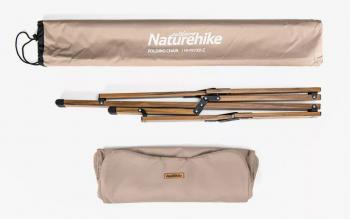 7 419 р. Кресло туристическое Naturehike MW01, складное, черное, до 120 кг Naturehike nh19y001-z-bl  с доставкой в г. Майкоп. Увеличить фотографию 2