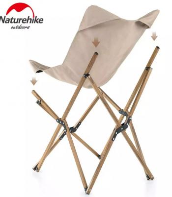 7 419 р. Кресло туристическое Naturehike MW01, складное, хаки, до 120 кг Naturehike nh19y001-z-kh  с доставкой в г. Майкоп. Увеличить фотографию 4
