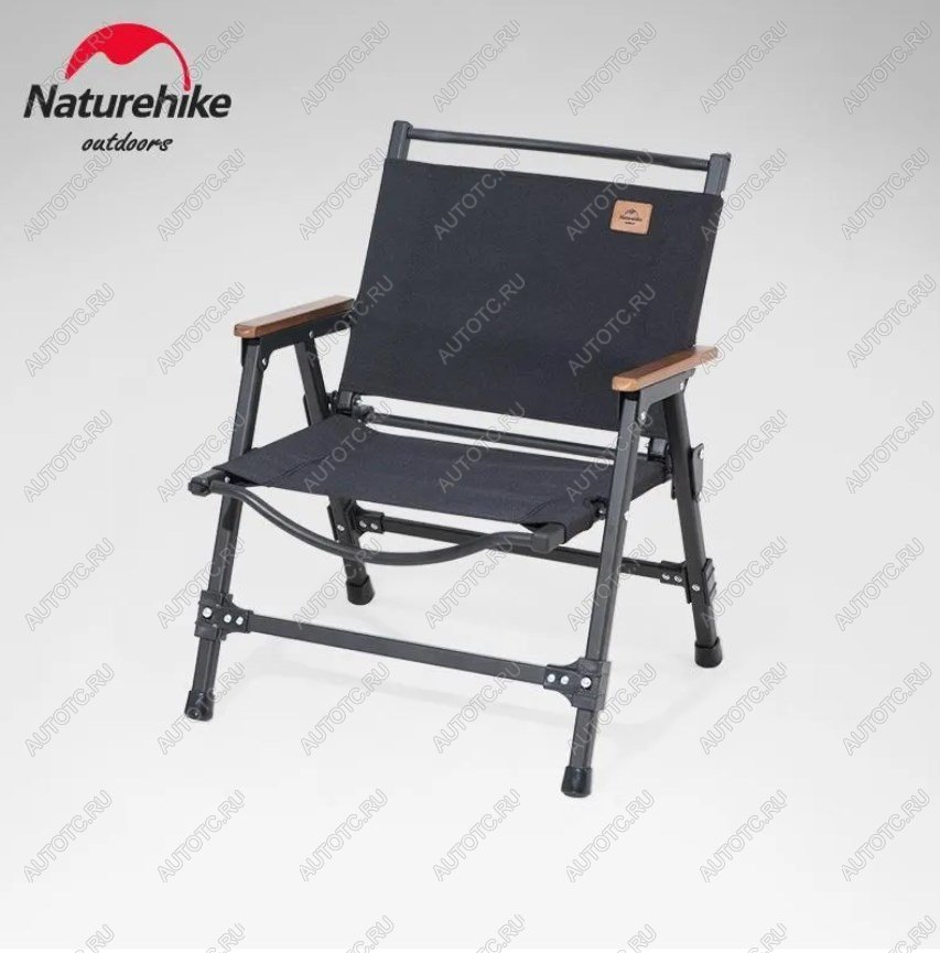 9 119 р. Кресло туристическое Naturehike, складное черное, нагрузка до 120 кг Naturehike nh21jj002-bl  с доставкой в г. Майкоп