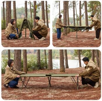 8 249 р. Раскладушка Naturehike XJC14, 205х73х49 см, до 120 кг, зеленая Naturehike cnh22ju033-regr  с доставкой в г. Майкоп. Увеличить фотографию 2