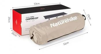 14 239 р. Раскладушка Naturehike XJC04 190х65х38 см, до 150 кг, хаки Naturehike nh19jj006-kh  с доставкой в г. Майкоп. Увеличить фотографию 8