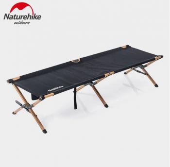 9 599 р. Раскладушка Naturehike XJC03, 196х64х43 см, до 150 кг, черная Naturehike nh19x003-c-bl  с доставкой в г. Майкоп. Увеличить фотографию 1
