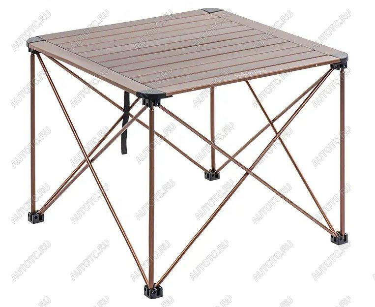 9 759 р. Стол туристический Naturehike алюминиевый, 69,5х69,5х56 см, складной, золотистый Naturehike nh16z016-l-bch  с доставкой в г. Майкоп