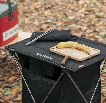 3 639 р. Стол туристический Naturehike алюминиевый, складной, 56,5х45х62 см, с сумкой для посуды, черный Naturehike nh19jj084-bl  с доставкой в г. Майкоп. Увеличить фотографию 8