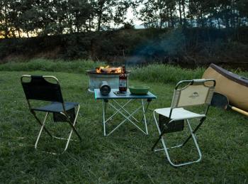 4 309 р. Стол туристический Naturehike складной, 68х46х40,5 см, серый Naturehike nh19z008-z-g  с доставкой в г. Майкоп. Увеличить фотографию 9