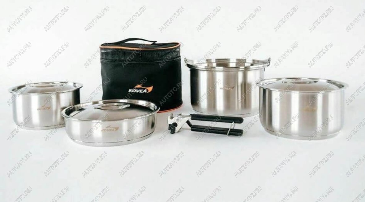18 499 р. Набор посуды Kovea KOVEA TRIPLE STAINLESS COOKWARE-L KOVEA kcw-1901  с доставкой в г. Майкоп