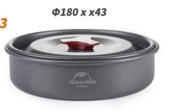 2 939 р. Набор посуды Naturehike туристический 3 в 1 (3 миски+половник) Naturehike nh15t203-g-ca  с доставкой в г. Майкоп. Увеличить фотографию 4