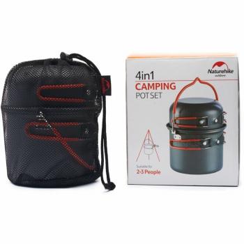 3 289 р. Набор посуды Naturehike туристический 4 в 1 (подвес+3 чашки) Naturehike nh18t018-g-va  с доставкой в г. Майкоп. Увеличить фотографию 7
