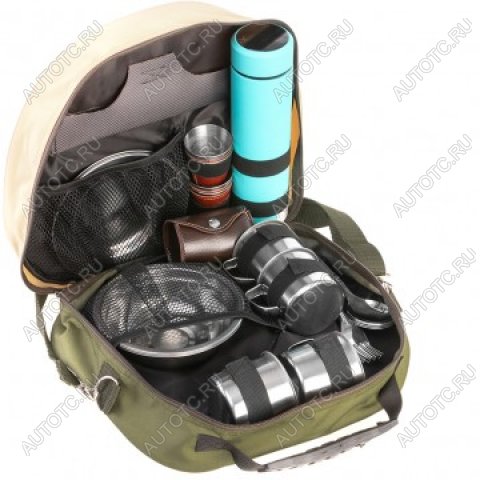 5 549 р. Набор для пикника на 4 персоны, PREMIER, с голубым термосом PREMIER pr-4-4  с доставкой в г. Майкоп