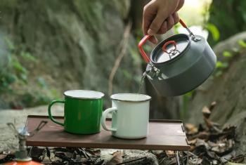1 729 р. Чайник походный Naturehike 1.1 л. Naturehike nh17c020-h-g.110  с доставкой в г. Майкоп. Увеличить фотографию 7
