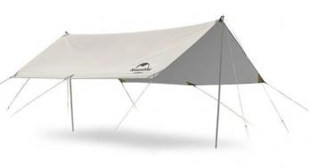 7 139 р. Тент кемпинговый Naturehike 3Х5 м., серебристый Naturehike nh20tm006-slv35  с доставкой в г. Майкоп. Увеличить фотографию 1