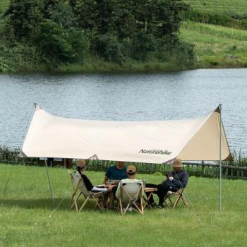 7 139 р. Тент кемпинговый Naturehike 3Х5 м., серебристый Naturehike nh20tm006-slv35  с доставкой в г. Майкоп. Увеличить фотографию 5