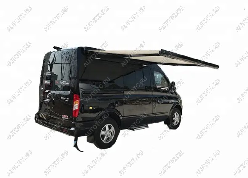 60 959 р. Маркиза автомобильная РИФ 2,5х2,0 м кассетная с электроприводом, корпус черный РИФ rif5533-2520bm  с доставкой в г. Майкоп