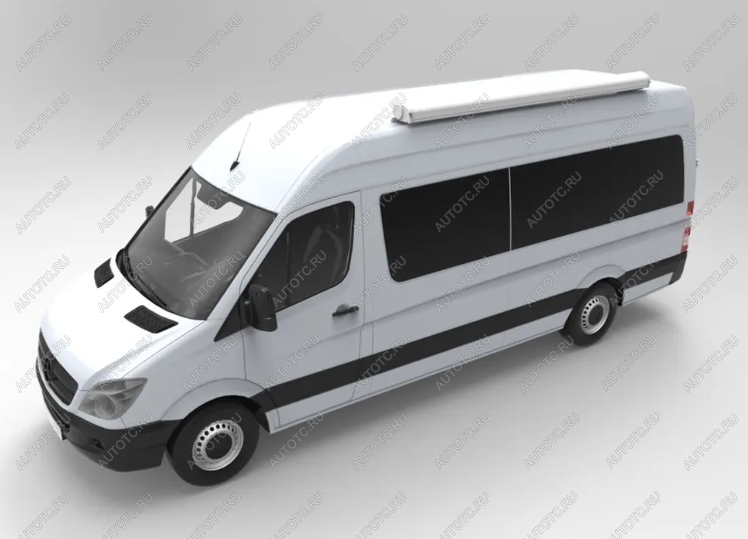 97 999 р. Маркиза автомобильная РИФ 3,0х2,5 м кассетная с электроприводом, корпус белый РИФ rif5833-3025m  с доставкой в г. Майкоп