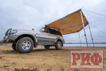25 749 р. Маркиза автомобильная РИФ комбинированная (прямоугольная с веерной частью) 2,0х2,5 м (левая) РИФ rifavf0720250601  с доставкой в г. Майкоп. Увеличить фотографию 6