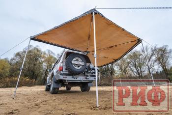 25 759 р. Маркиза автомобильная РИФ комбинированная (прямоугольная с веерной частью) 2,0х2,5 м (правая) РИФ rifavf0720250602  с доставкой в г. Майкоп. Увеличить фотографию 8