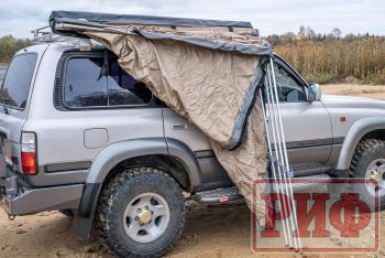 25 759 р. Маркиза автомобильная РИФ комбинированная (прямоугольная с веерной частью) 2,0х2,5 м (правая) РИФ rifavf0720250602  с доставкой в г. Майкоп. Увеличить фотографию 19
