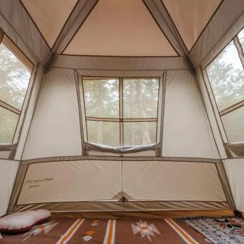 86 899 р. Палатка Naturehike Village 17, 4-местная, автоматическая, алюминиевый каркас, коричневая Naturehike cnh22zp021-br  с доставкой в г. Майкоп. Увеличить фотографию 3