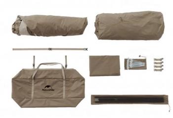 39 259 р. Палатка Naturehike Village 6.0 II поколения 4-местная, коричневая Naturehike cnk2300zp021-br  с доставкой в г. Майкоп. Увеличить фотографию 8