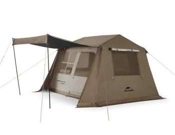 39 259 р. Палатка Naturehike Village 6.0 II поколения 4-местная, коричневая Naturehike cnk2300zp021-br  с доставкой в г. Майкоп. Увеличить фотографию 1