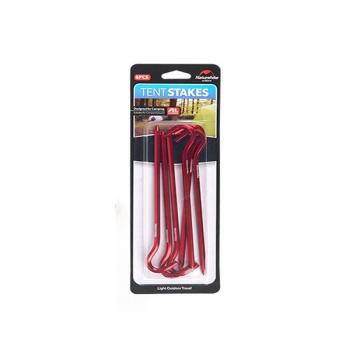 349 р. Колышки Naturehike алюминиевые (6 шт.) 17 см, красный, шестигранный Naturehike nh17d027-d-re  с доставкой в г. Майкоп. Увеличить фотографию 2