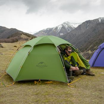 23 359 р. Палатка Naturehike Cloud Peak 20D Si 2-местная, алюминиевый каркас, зеленая Naturehike nh17k240-y-dgr  с доставкой в г. Майкоп. Увеличить фотографию 5