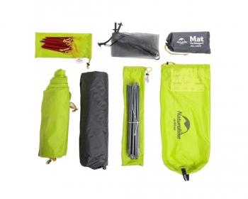 19 099 р. Палатка Naturehike Mongar Si 2-местная алюминиевый каркас, зеленая Naturehike nh17t007-m-dgrsgre  с доставкой в г. Майкоп. Увеличить фотографию 8
