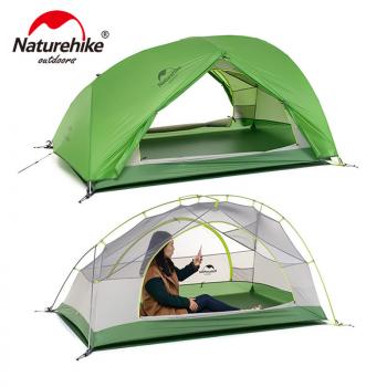 19 519 р. Палатка Naturehike Star-river Si 2-местная, алюминиевый каркас, сверхлегкая, зеленый Naturehike nh17t012-t-dgr  с доставкой в г. Майкоп. Увеличить фотографию 3