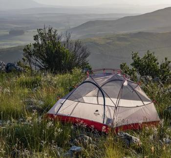 20 729 р. Палатка Naturehike Star-river Si 2-местная, алюминиевый каркас, сверхлегкая, серо-красная Naturehike nh17t012-t-lgrr  с доставкой в г. Майкоп. Увеличить фотографию 2