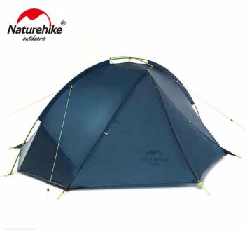 18 349 р. Палатка Naturehike Tagar Si 2-местная, алюминиевый каркас, сверхлегкая, синяя Naturehike nh17t180-j-2nbl  с доставкой в г. Майкоп. Увеличить фотографию 1