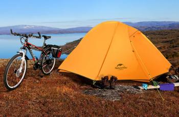 20 649 р. Палатка Naturehike Cycling (Spider) Si 1-местная, алюминиевый каркас, сверхлегкая, оранжевая Naturehike nh18a095-d-dor  с доставкой в г. Майкоп. Увеличить фотографию 17