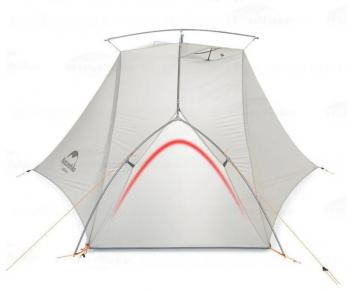 13 239 р. Палатка Naturehike VIK Si, 1-местная, алюминиевый каркас, снежная юбка, белая Naturehike nh18w001-k-1wskr  с доставкой в г. Майкоп. Увеличить фотографию 3