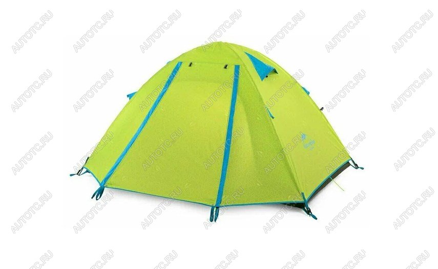 8 969 р. Палатка Naturehike P-Series 2-местная, алюминиевый каркас, салатовый Naturehike nh18z022-p-2dgr  с доставкой в г. Майкоп