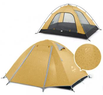 8 749 р. Палатка Naturehike P-Series 2-местная, алюминиевый каркас, желтая Naturehike nh18z022-p-2ye  с доставкой в г. Майкоп. Увеличить фотографию 3